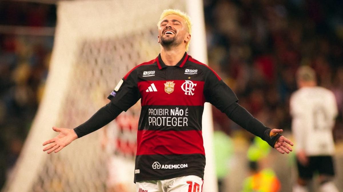 Recuperação relâmpago de Arrascaeta impulsiona reta final do Flamengo na temporada